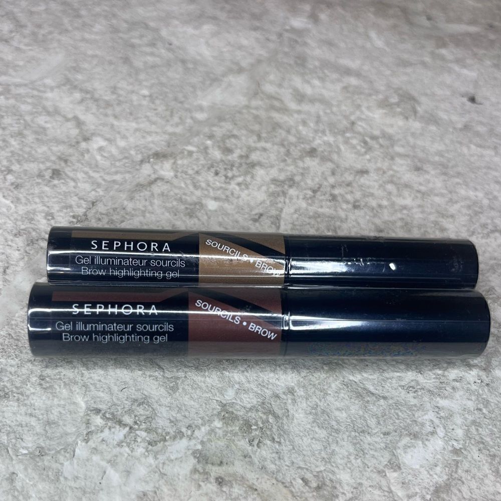 Sephora Gel Illuminateur 03 medium/brown &  04 Deep/bronze brow gel